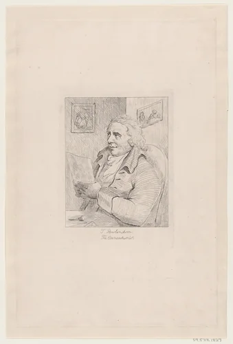 T. Rowlandson. The Caricaturist by anonymous, print, 1895-1905
