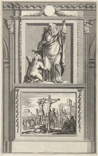 H. Simeon van Jeruzalem by Jan Luyken, print, 1698