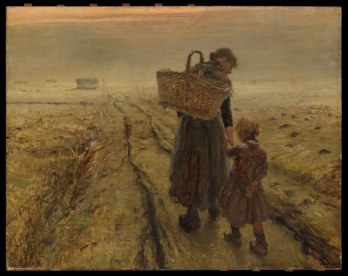 Going Home by Fritz von Uhde, painting, 1884-1894