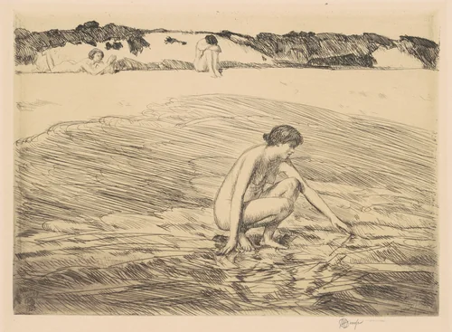Hight Tide, Montauk by Childe Hassam, print, 1922