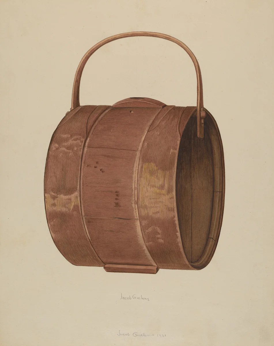 Liquor Container by Jacob Gielens, index of american design, 1938