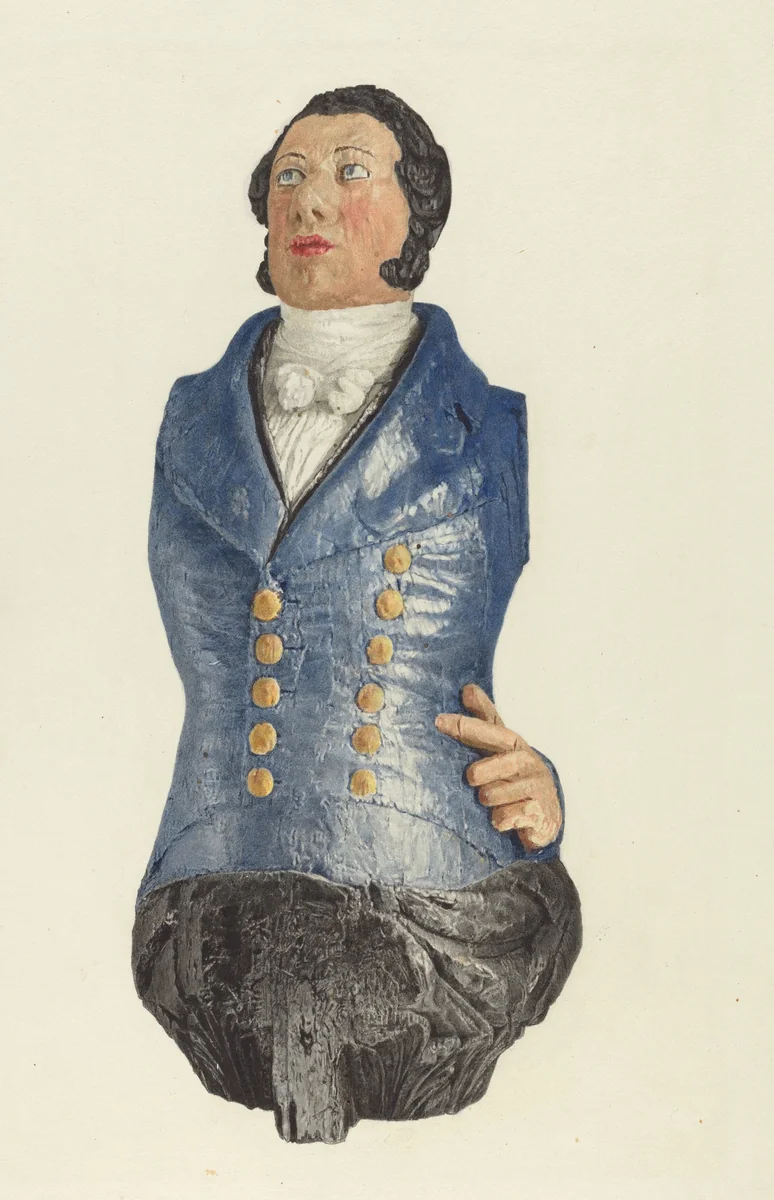 Ship's Figurehead by Marian Page, index of american design, 1941