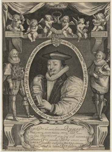 John Williams, D.D., Archbishop of York and Lord Keeper by Francis Delaram, print, 1590-1627