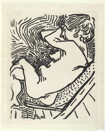 Le Grand Bois (The Large Woodcut) by Henri Matisse, print, 1906
