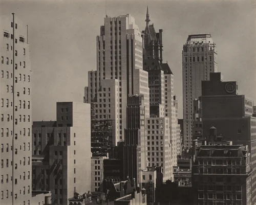 From My Window at An American Place, North by Alfred Stieglitz, photograph, 1930