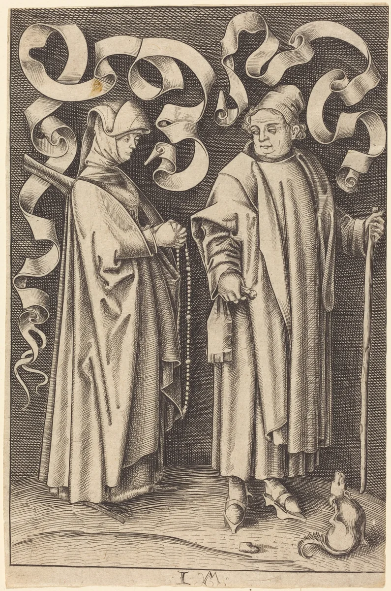 The Churchgoers by William Young Ottley
Israhel van Meckenem, print, 1771-1836