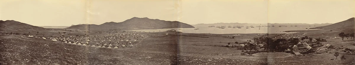 Odin Bay by Felice Beato, photograph, 1860