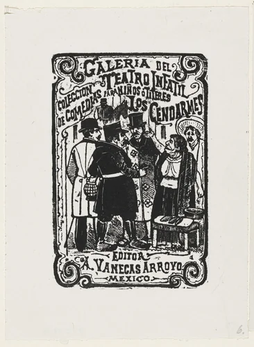 The Policemen (Los Gendarmes) from 25 Prints of José Guadalupe Posada by José Guadalupe Posada, print, 1942
