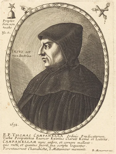 Thomas Campanella by Balthasar Moncornet, print, 1658
