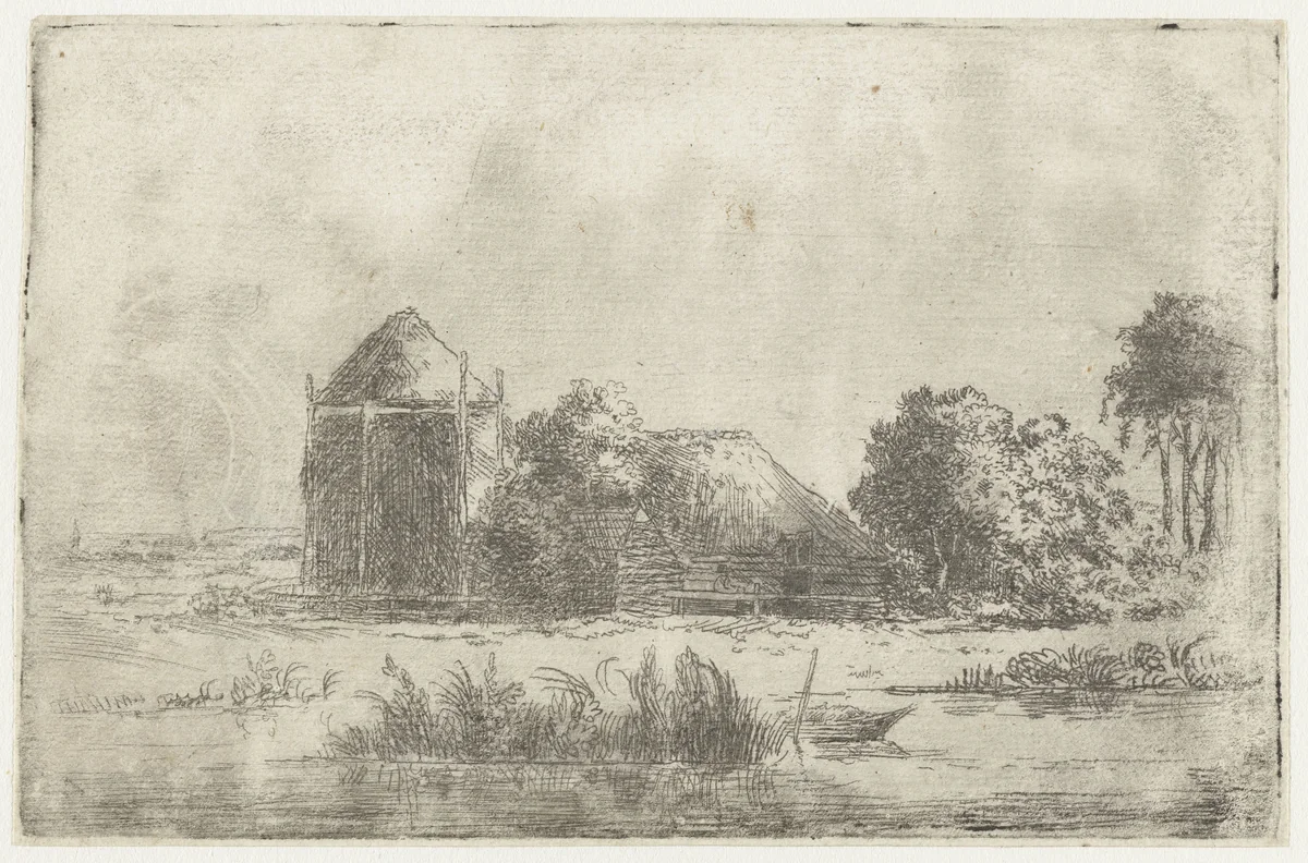 De volle hooiberg by anonymous, print, 1630-1700