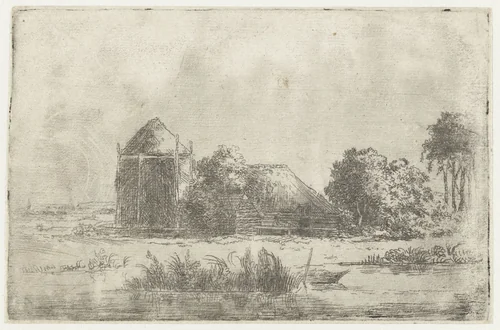 De volle hooiberg by anonymous, print, 1630-1700