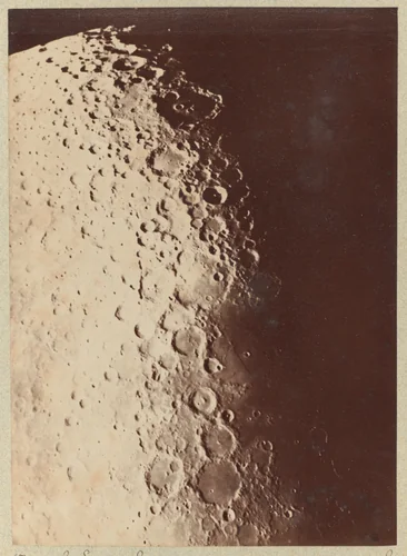 Lunar Photograph, South Pole by Paul Henry, photograph, 1890