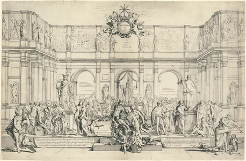 Il Liceo della Pittura by Pietro Testa, print, 1633-1643