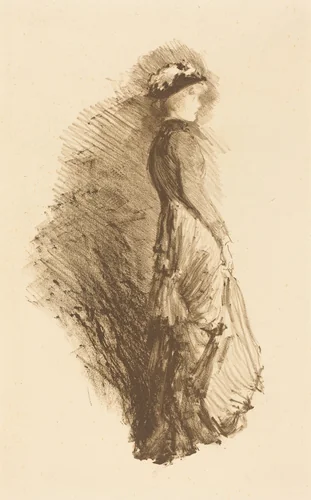 Study by James McNeill Whistler, print, 1878