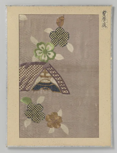 Fragment textiel by anonymous, textile, 1751-1764