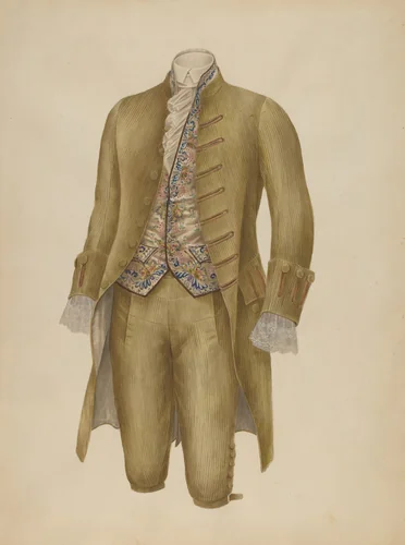 Man's Suit by Henry De Wolfe, index of american design, 1935-1942