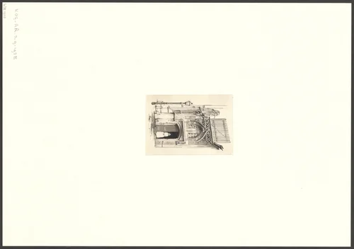 Gezicht op de ingang van de Oude Kerk by anonymous, drawing, 1825-1925