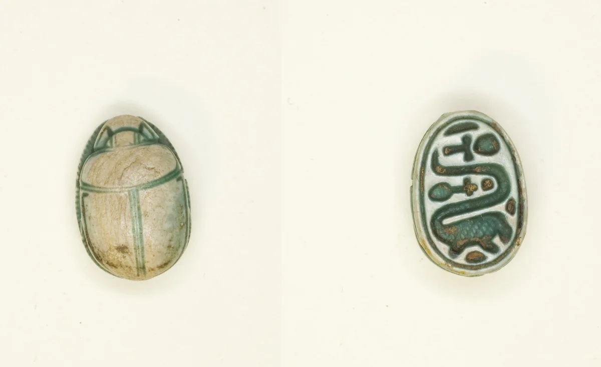 Scarab: Long-Necked Creature by Egyptian, other, -1985--1550