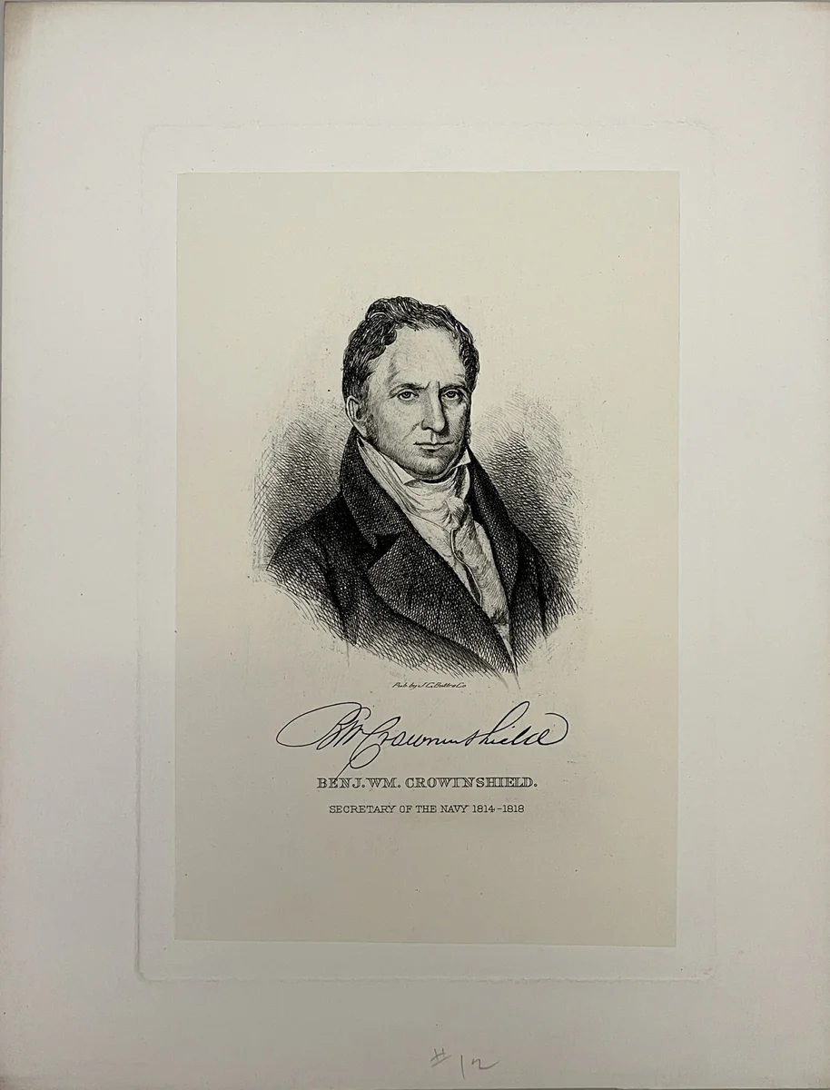 Benjamin Williams Crowinshield by John Chester Buttre, other, 1841-1893