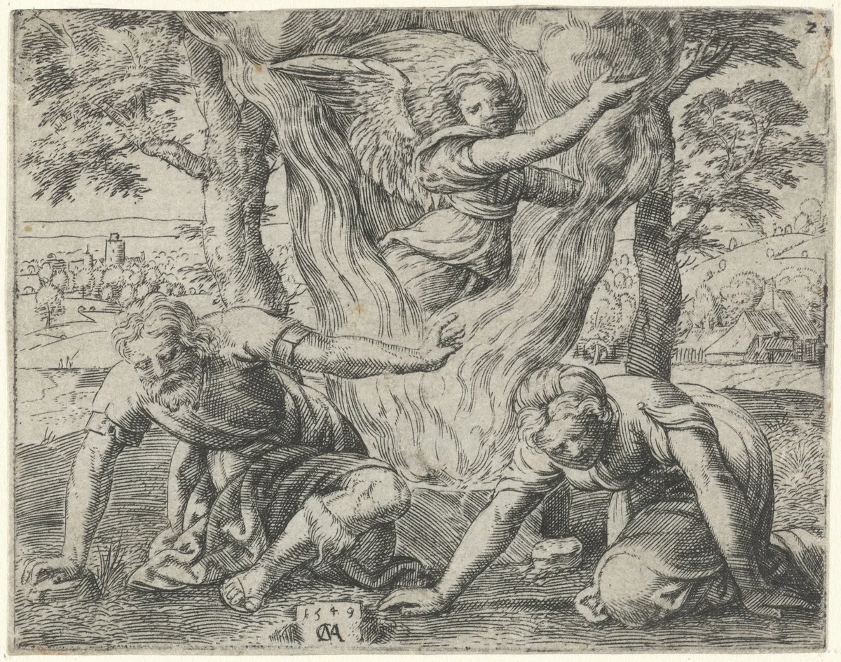 Offer van Manoach by Unknown, print, 1549