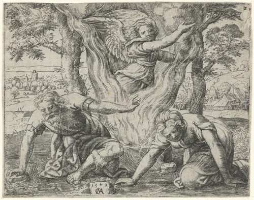 Offer van Manoach by Unknown, print, 1549