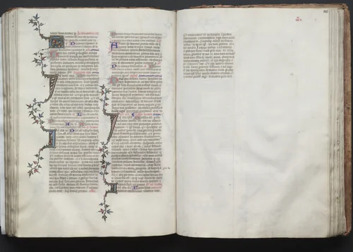 The Gotha Missal: Fol. 102r, Text by Master of the Boqueteaux, book, 1370-1380