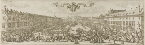 The Carrière at Nancy by Jacques Callot, print, 1612-1635