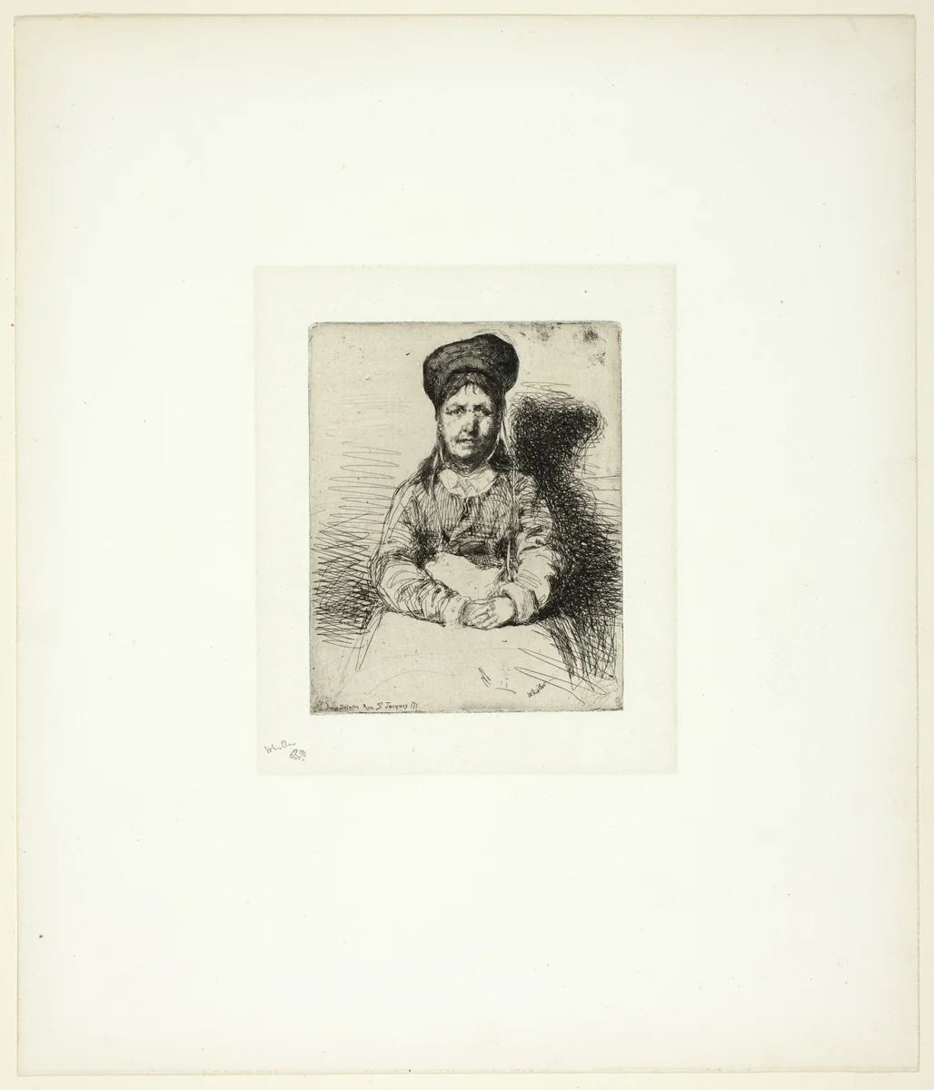 La Rétameuse by James McNeill Whistler, print, 1858