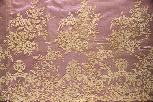 Flounce by Belgium, Brussels, textile, 1850-1875