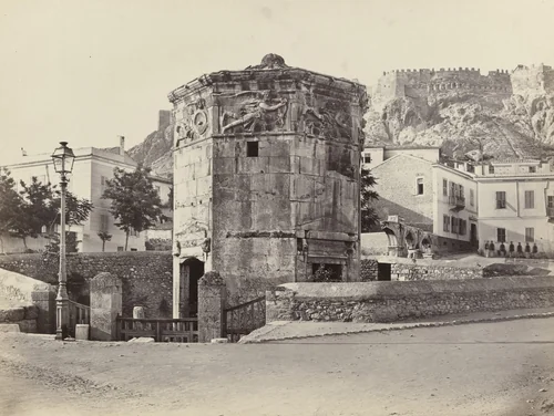 The Temple of the Winds, Athens (#631) by Francis Frith, photograph, 1860