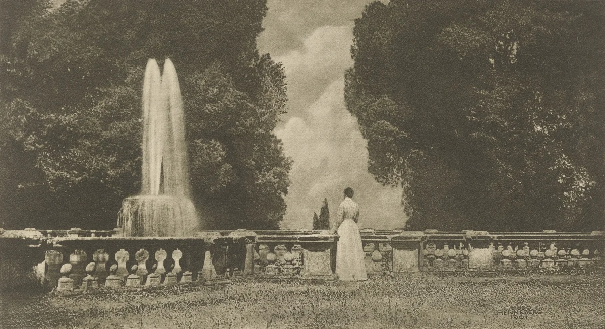 Villa Torlonia by Hugo Henneberg, photograph, 1902
