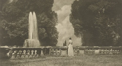 Villa Torlonia by Hugo Henneberg, photograph, 1902