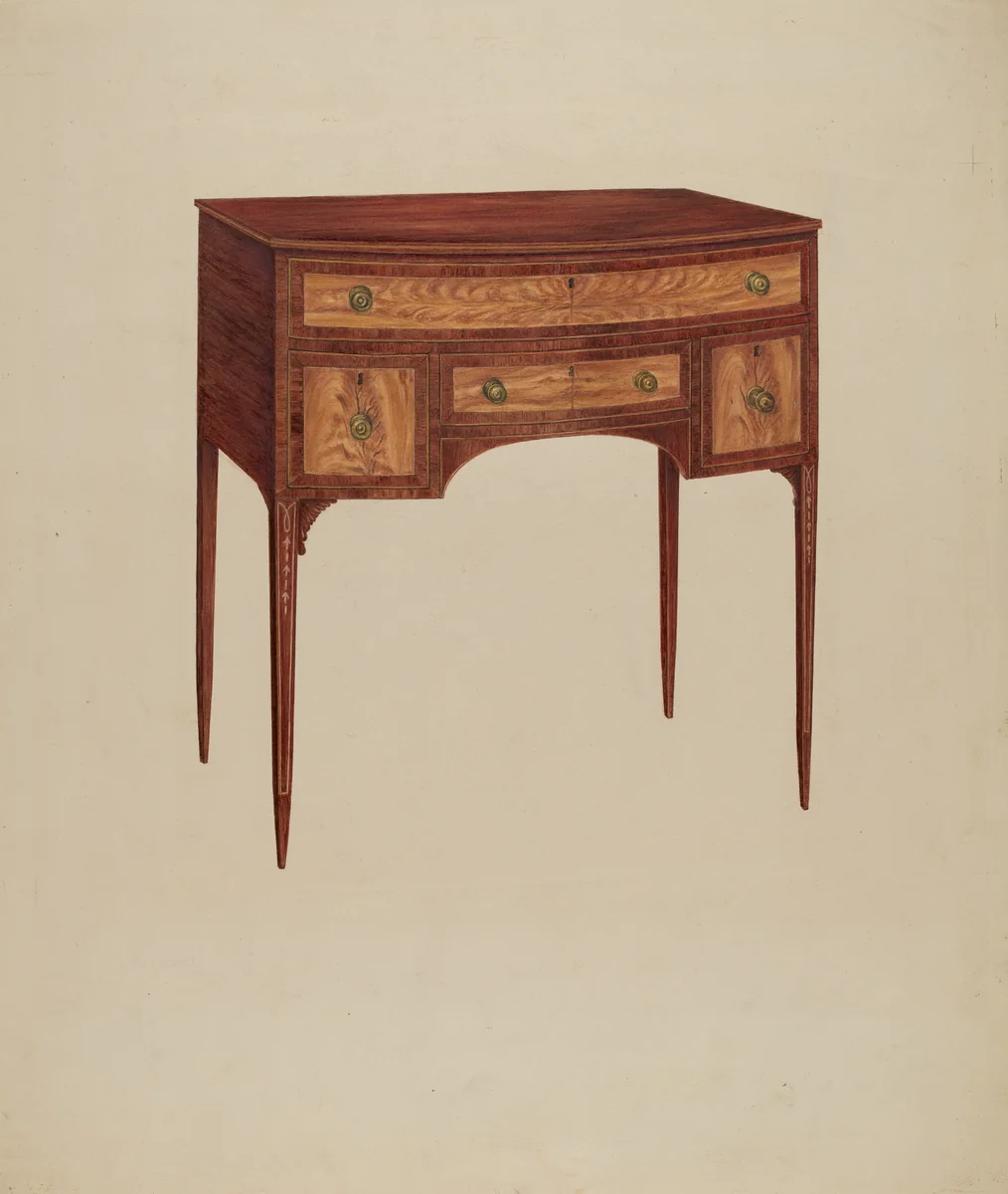 Dressing Table by Charles Henning, index of american design, 1938