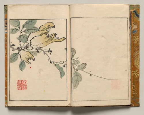 Buddha's Hand, Design Two from Shazanrō Picture Book by Tani Bunchō (谷文晁), book, 1816