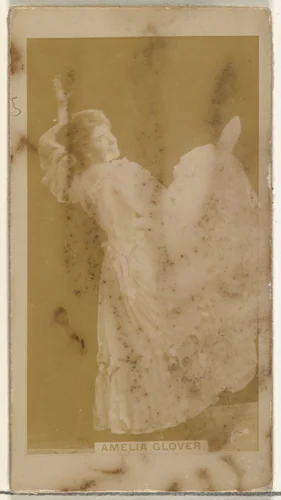 Amelia Glover, from the Actors and Actresses series (N145-8) issued by Duke Sons & Co. to promote Duke Cigarettes by W. Duke, Sons & Co., photograph, 1890-1895