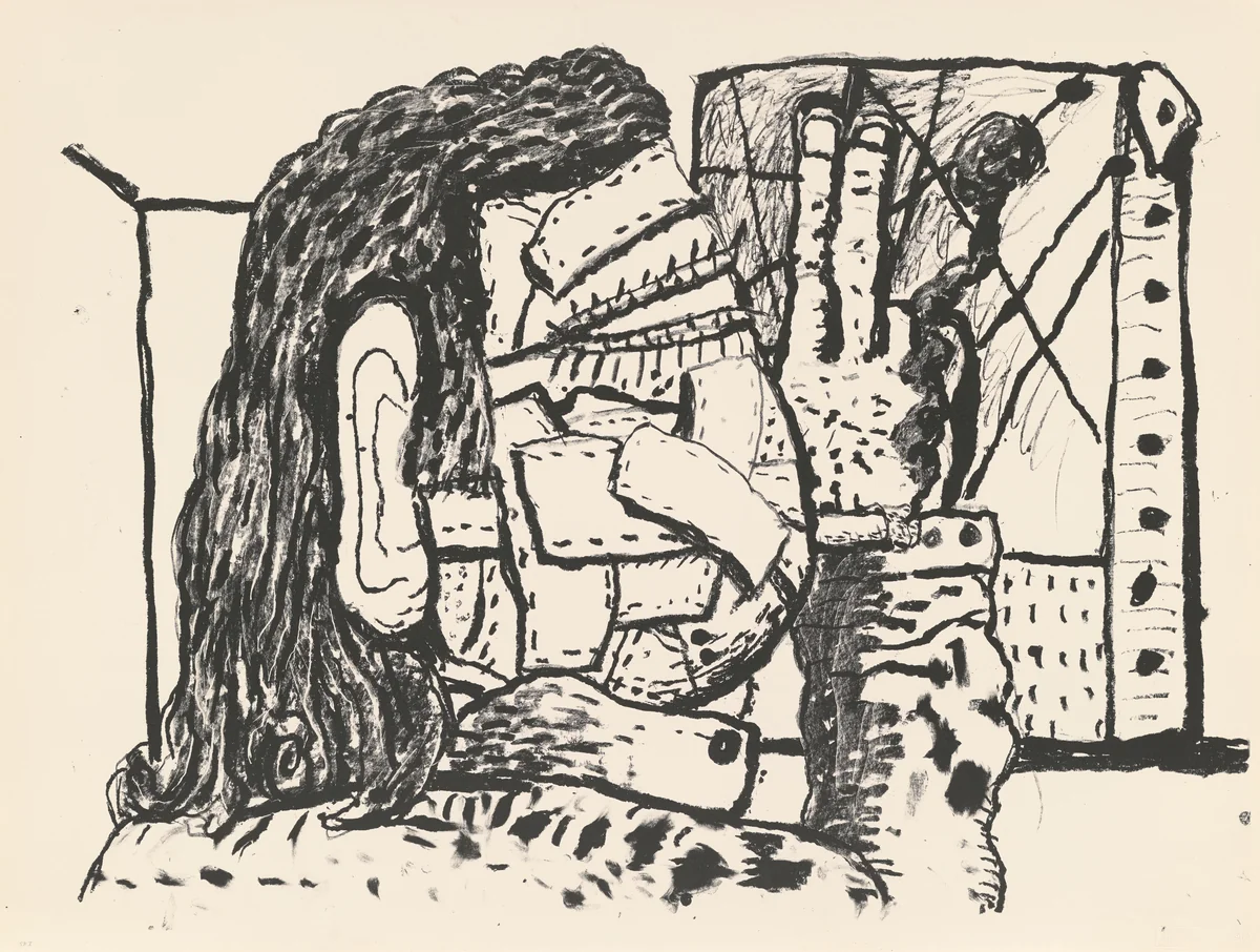Painter [special proof] by Philip Guston, print, 1979-1981