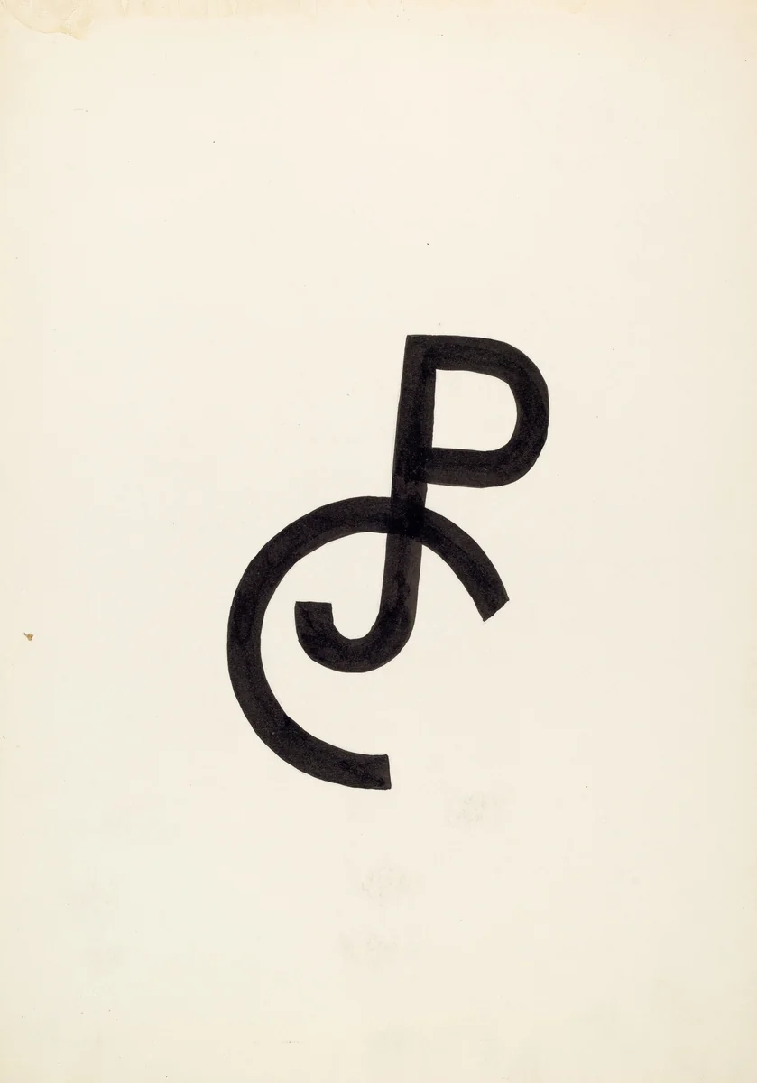 Cattle Brand by J. Henry Marley, index of american design, 1936