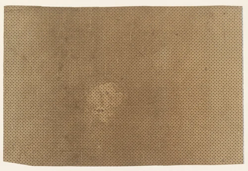 Blad met patroon van sterren en punten by anonymous, other, 1850-1920