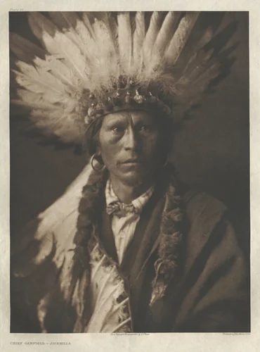 Portfolio I, Plate 21: Chief Garfield-Jicarilla by Edward Curtis, other, 1904
