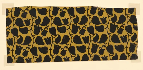 Wurzblatt (Wallpaper Design) by Dagobert Peche, textile, 1905-1925