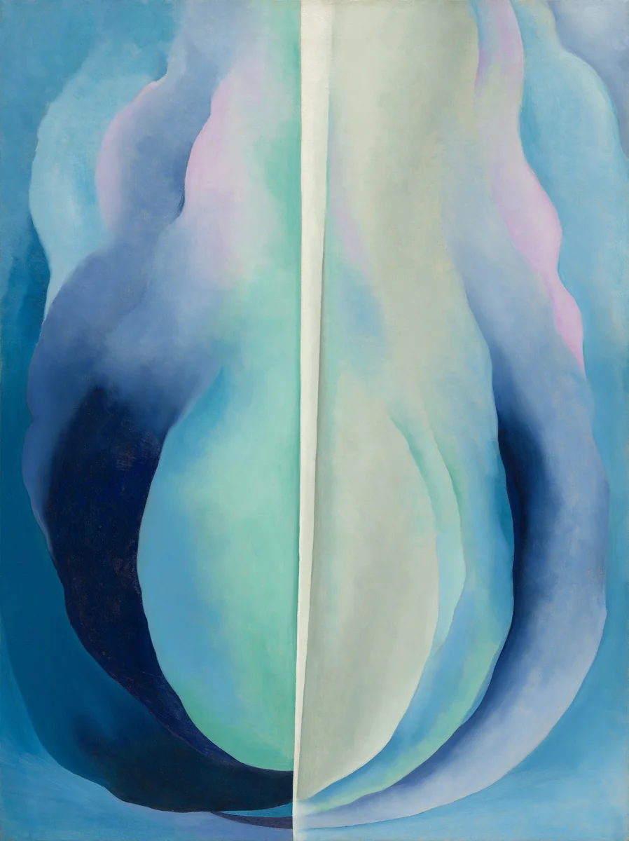 Abstraction Blue by Georgia O'Keeffe, painting, 1927