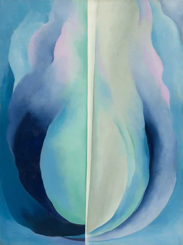 Abstraction Blue by Georgia O'Keeffe, painting, 1927