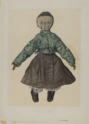 Rag Doll by Erwin Stenzel, index of american design, 1935-1942