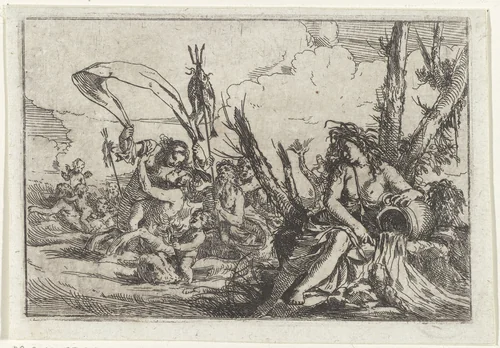 Water by Giulio Carpioni, print, 1623-1679