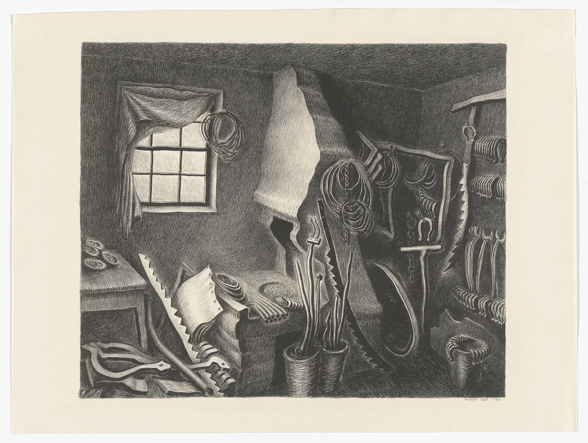 Forge by Wanda Gág, print, 1932