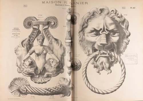 Maison R. Garnier, Brun-Cottan frères successeurs ... Paris : cuivrerie et serrurerie artistiques .. by Maison R. Garnier, artwork, 1880
