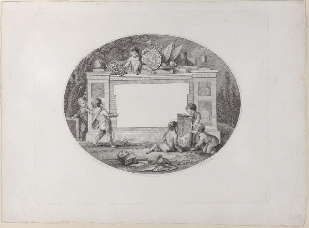 Trade Card by Reinier Vinkeles, print, 1800-1900