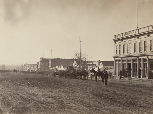Zion's Cooperative Mercantile Institution by Andrew Joseph Russell, photograph, 1868