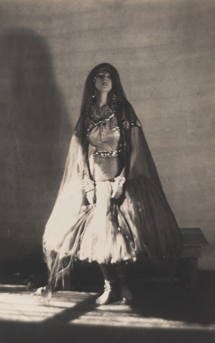 Ruth St. Denis by Adolf De Meyer, photograph, 1918