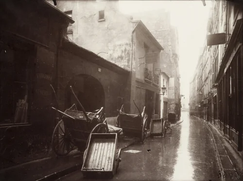 Coin de la rue de Bièvre by Eugène Atget, photograph, 1924